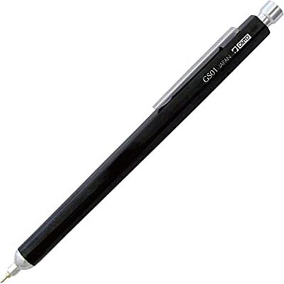 オート Needle-point GRAND STANDARD OHTO, Black: Feinminen Kugelschreiber in Schwarz mit eloxiertem Aluminium-Gehäuse und einer 0,7 mm Needlepoint-Mine zum Nachfüllen (schwarz). オート Needle-point GRAND STANDARD OHTO, Black: Feinminen Kugelschreiber in Schwarz mit eloxiertem Aluminium-Gehäuse und einer 0,7 mm Needlepoint-Mine zum Nachfüllen (schwarz).