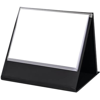 Rillstab Tisch-Flipchart A4 Querformat – 20 Hüllen 40 Seiten, Mechanik, Dreieckaufsteller, ideal für Grafiken & Tabellen, Meetings und Schulungen Rillstab Tisch-Flipchart A4 Querformat – 20 Hüllen 40 Seiten, Mechanik, Dreieckaufsteller, ideal für Grafiken & Tabellen, Meetings und Schulungen