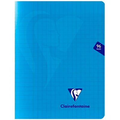 Clairefontaine 303741AMZC Pack 10 Heft Schulheft Mimesys, 48 Blatt, 17x22cm, 90g, französische Lineatur, Einband PP, farbig sortiert, 1 Pack Clairefontaine 303741AMZC Pack 10 Heft Schulheft Mimesys, 48 Blatt, 17x22cm, 90g, französische Lineatur, Einband PP, farbig sortiert, 1 Pack