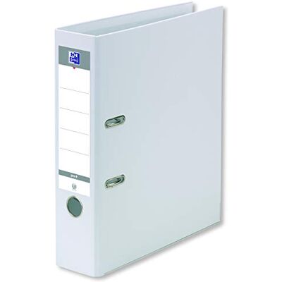 Oxford Ordner mit Hebel, Smart Pro+, A4XL, Rücken 80 mm, 2 Ringe, Umschlag aus Polypropylen, weiß Oxford Ordner mit Hebel, Smart Pro+, A4XL, Rücken 80 mm, 2 Ringe, Umschlag aus Polypropylen, weiß