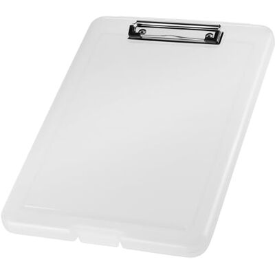 Helit H2532010 Klemmbrett DIN A4 the clip weiß transluzent Clipboard und Zeichenbrett für Dokumente, Formulare und Notizen Helit H2532010 Klemmbrett DIN A4 the clip weiß transluzent Clipboard und Zeichenbrett für Dokumente, Formulare und Notizen