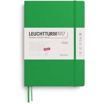 LEUCHTTURM1917 372756 Wochenplaner Composition (B5) 2026, Spring Leaf, Englisch LEUCHTTURM1917 372756 Wochenplaner Composition (B5) 2026, Spring Leaf, Englisch