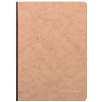 Clairefontaine 79542C Notizbuch / Heft AgeBag DIN A5 14,8 x 21 cm, mit Leinenstruktur, kariert 96 Blatt, Tabakbraun, 1 Stück Clairefontaine 79542C Notizbuch / Heft AgeBag DIN A5 14,8 x 21 cm, mit Leinenstruktur, kariert 96 Blatt, Tabakbraun, 1 Stück