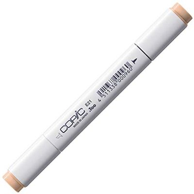 Copic Classic Marker Typ E 21, Soft Sun, professioneller Layoutmarker, mit einer breiten und einer feinen Spitze Copic Classic Marker Typ E 21, Soft Sun, professioneller Layoutmarker, mit einer breiten und einer feinen Spitze