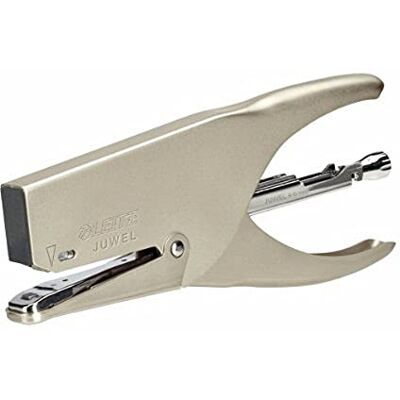 Leitz Juwel 3000 Flachheftzange, Für 30 Blatt, Ergonomisches Design aus Metall, Hinterlademechanik, Für Juwel Heftklammern 6 mm, Metall, 55580082 Leitz Juwel 3000 Flachheftzange, Für 30 Blatt, Ergonomisches Design aus Metall, Hinterlademechanik, Für Juwel Heftklammern 6 mm, Metall, 55580082
