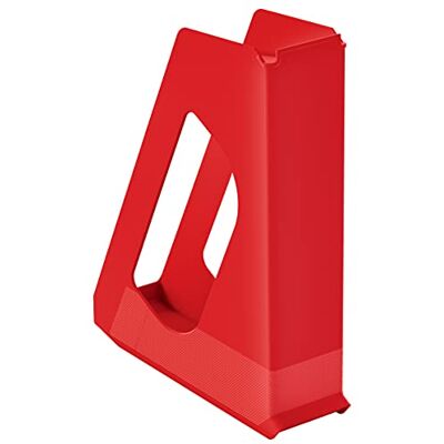 Esselte Stehsammler, A4, Ideal für Prospekte, Broschüren, Unterlagen, Mappen und Hefter, Stabiler Kunststoff, Rot, VIVIDA, 628217 Esselte Stehsammler, A4, Ideal für Prospekte, Broschüren, Unterlagen, Mappen und Hefter, Stabiler Kunststoff, Rot, VIVIDA, 628217