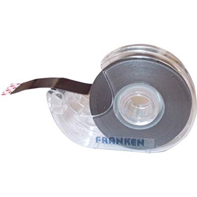 Franken GmbH MBS19 Magnetband selbstklebend, 19 mm x 800 cm, Stärke: 0,3 mm, schwarz Franken GmbH MBS19 Magnetband selbstklebend, 19 mm x 800 cm, Stärke: 0,3 mm, schwarz