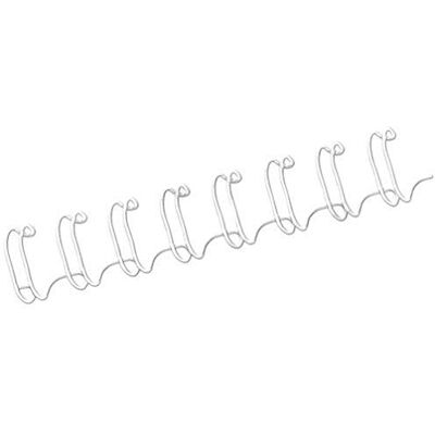 Fellowes Drahtbinderücken A4, 10mm, weiß, 100 Stück, 53262, weiss Fellowes Drahtbinderücken A4, 10mm, weiß, 100 Stück, 53262, weiss