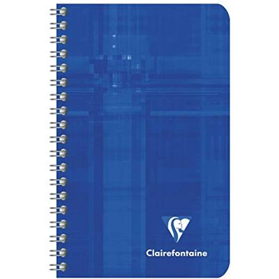 Clairefontaine 8582C Packung mit 10 Notizbücher mit Spiralbindung, 7,5 x 12 cm, kariert, 90 g, 50 Blatt, farbig sortiert, 1 Pack Clairefontaine 8582C Packung mit 10 Notizbücher mit Spiralbindung, 7,5 x 12 cm, kariert, 90 g, 50 Blatt, farbig sortiert, 1 Pack
