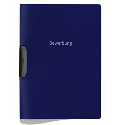 Durable Duraswing Job Bewerbungsmappe, A4, 5 Stück, dunkelblau, 228907 Klemmmappe aus PP-Folie, schwenkbare Klemme, Kapazität bis 30 Blatt, seitlicher Clip, ohne Lochung Durable Duraswing Job Bewerbungsmappe, A4, 5 Stück, dunkelblau, 228907 Klemmmappe aus PP-Folie, schwenkbare Klemme, Kapazität bis 30 Blatt, seitlicher Clip, ohne Lochung