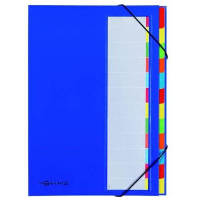 Pagna Deskorganizer Premium (Sammelmappe, 12 Fächer) blau Pagna Deskorganizer Premium (Sammelmappe, 12 Fächer) blau