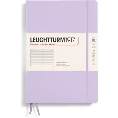 LEUCHTTURM1917 368151 Notizbuch Composition (B5), Hardcover, 219 nummerierte Seiten, Lilac, Liniert LEUCHTTURM1917 368151 Notizbuch Composition (B5), Hardcover, 219 nummerierte Seiten, Lilac, Liniert