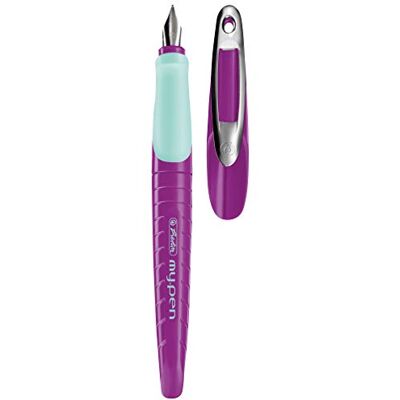 Herlitz 11167988 Schulfüllhalter my.pen M-Feder pink/minze (Für Rechtshänder) Herlitz 11167988 Schulfüllhalter my.pen M-Feder pink/minze (Für Rechtshänder)