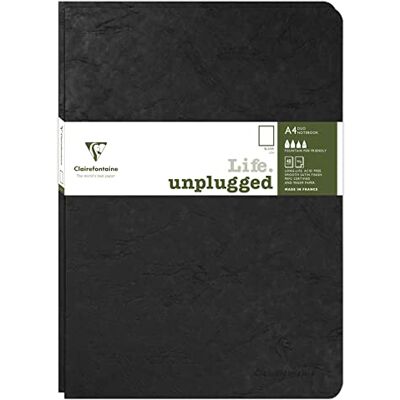 Clairefontaine 733081C Age Bag DUO Set aus 2 Notizheften 21x29,7cm , geheftet, 48 Blatt 90g, blanko Schwarz, 1 Set Clairefontaine 733081C Age Bag DUO Set aus 2 Notizheften 21x29,7cm , geheftet, 48 Blatt 90g, blanko Schwarz, 1 Set