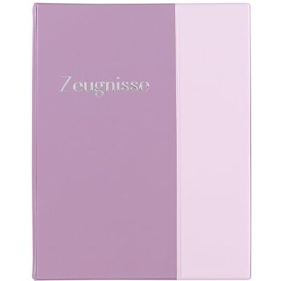Idena 22088 Zeugnismappe mit 10 Klarsichthüllen, Dokumentenmappe A4, Ringbuch in Pastell Lila, Mappe für Zeugnisse, Dokumente uvm. Idena 22088 Zeugnismappe mit 10 Klarsichthüllen, Dokumentenmappe A4, Ringbuch in Pastell Lila, Mappe für Zeugnisse, Dokumente uvm.