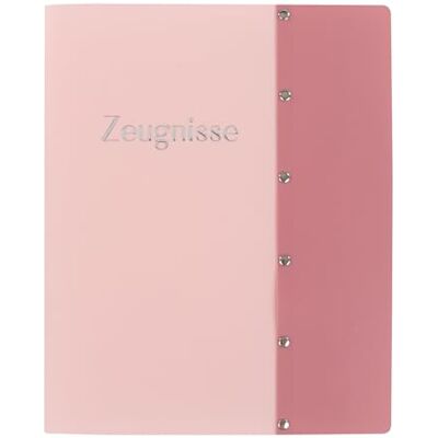 Idena 22091 Zeugnismappe mit 12 Klarsichthüllen, Dokumentenmappe A4, Sichtbuch in Pastell Rosa, Mappe für Zeugnisse, Dokumente uvm. Idena 22091 Zeugnismappe mit 12 Klarsichthüllen, Dokumentenmappe A4, Sichtbuch in Pastell Rosa, Mappe für Zeugnisse, Dokumente uvm.