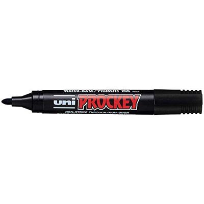 uni-ball – Permanentmarker Uni Prockey Permanent Marker mit Rundspitze – Schwarz (12 Stück) uni-ball – Permanentmarker Uni Prockey Permanent Marker mit Rundspitze – Schwarz (12 Stück)