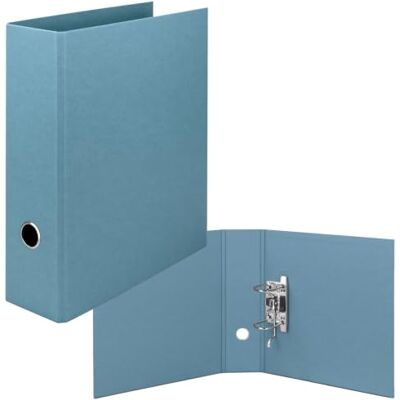 Rössler S.O.H.O. Ordner DIN A4 breit 32 x 28,5 x 8,5 cm Denim Aktenordner mit Hebelmechanik und Griffloch für Dokumente, Unterlagen und Büroorganisation Rössler S.O.H.O. Ordner DIN A4 breit 32 x 28,5 x 8,5 cm Denim Aktenordner mit Hebelmechanik und Griffloch für Dokumente, Unterlagen und Büroorganisation