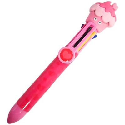 Tinc Mehrfarbiger Kugelschreiber Cupcake Mit 8 Farben und Einziehbarer Mechanismus Lustige Schulbedarf für Kinder Ideal für Geschenke und Partys Rosa Tinc Mehrfarbiger Kugelschreiber Cupcake Mit 8 Farben und Einziehbarer Mechanismus Lustige Schulbedarf für Kinder Ideal für Geschenke und Partys Rosa