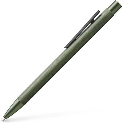 Faber-Castell 146155 Kugelschreiber Neo Slim Aluminium, Minenstärke M, olivgrün Faber-Castell 146155 Kugelschreiber Neo Slim Aluminium, Minenstärke M, olivgrün