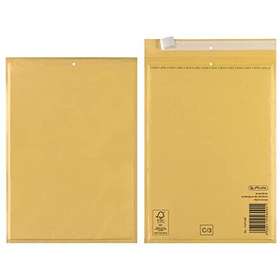 Herlitz Luftpolstertasche G/7, PE-Innenfolie, 2-er Packung, eingeschweißt, 23 x 33 cm, braun Herlitz Luftpolstertasche G/7, PE-Innenfolie, 2-er Packung, eingeschweißt, 23 x 33 cm, braun