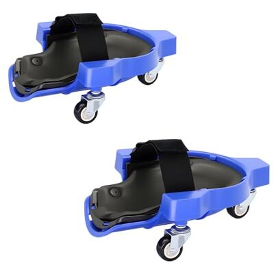 Relaxdays Knieschoner auf Rollen, bis 100 kg, gelenkschonend, Bodenarbeiten, je BxT: 22 x 29,5 cm, Knieschützer, blau Relaxdays Knieschoner auf Rollen, bis 100 kg, gelenkschonend, Bodenarbeiten, je BxT: 22 x 29,5 cm, Knieschützer, blau
