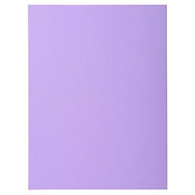 Exacompta 340008E 100er Pack Aktendeckel SUPER für DIN A4 in Pastellfarben PEFC™zertifizierte lila ideal für das Büro und Schule und die mobile Organisation Exacompta 340008E 100er Pack Aktendeckel SUPER für DIN A4 in Pastellfarben PEFC™zertifizierte lila ideal für das Büro und Schule und die mobile Organisation