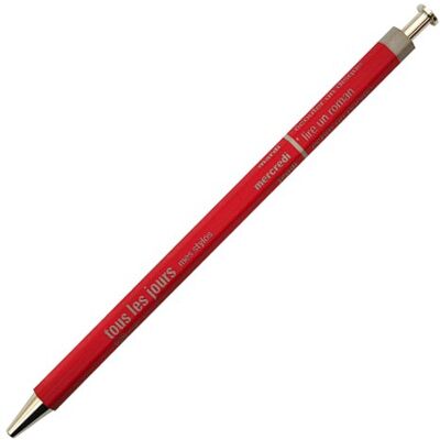 MARK'S(マークス) MARK´S Days Tous les Jours Kugelschreiber aus Holz und Metall in der Farbe Rot mit einer 0,5mm Spitze, DAY-BP1-RE MARK'S(マークス) MARK´S Days Tous les Jours Kugelschreiber aus Holz und Metall in der Farbe Rot mit einer 0,5mm Spitze, DAY-BP1-RE