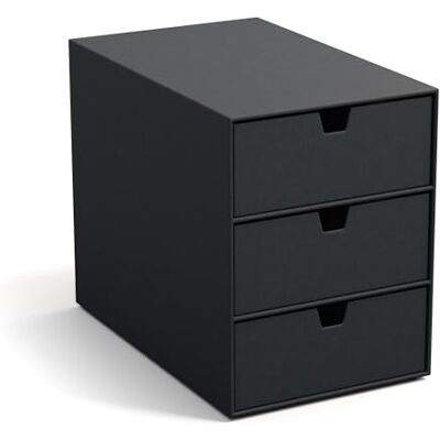 BIGSO BOX OF SWEDEN BIGSO INGRID Schubladenbox für Dokumente und Bürobedarf – Schreibtisch Organizer mit 3 Schubladen – Ablagesystem aus Faserplatte und Papier – dunkelgrau BIGSO BOX OF SWEDEN BIGSO INGRID Schubladenbox für Dokumente und Bürobedarf – Schreibtisch Organizer mit 3 Schubladen – Ablagesystem aus Faserplatte und Papier – dunkelgrau