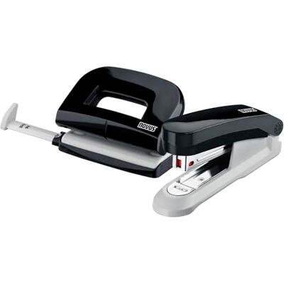 Novus Schreibtisch Set (Heftgerät E 15 mit Locher E 210, inkl. 1000 Heftklammern No. 10) schwarz Novus Schreibtisch Set (Heftgerät E 15 mit Locher E 210, inkl. 1000 Heftklammern No. 10) schwarz