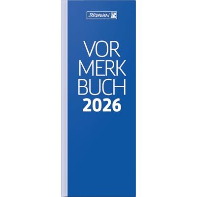 BRUNNEN Vormerkbuch Mod. 784 '26 108×297 mm, Papier, blau BRUNNEN Vormerkbuch Mod. 784 '26 108×297 mm, Papier, blau