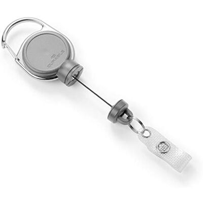 Durable Jojo für schwere Kartenhalter oder Schlüssel bis 300g, 1 Stück, grau, 832910 Durable Jojo für schwere Kartenhalter oder Schlüssel bis 300g, 1 Stück, grau, 832910