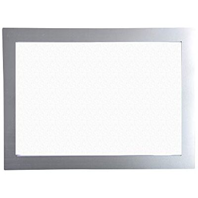 Exacompta 39100E Magnet-Schild DIN A5 mit silbernen Rahmen ideal als Sicherheitsschild Hinweisschild Exacompta 39100E Magnet-Schild DIN A5 mit silbernen Rahmen ideal als Sicherheitsschild Hinweisschild