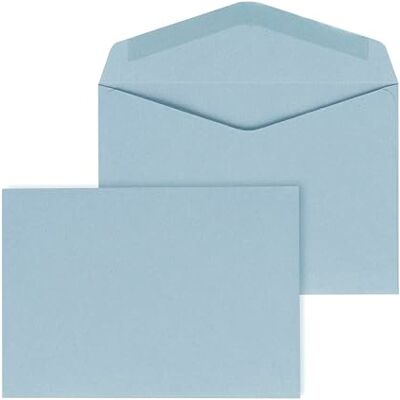 ÖKI Kuvert C6, 50 Stück, Briefumschlag nassklebend, 114x162mm, 75g, Kulör blau ÖKI Kuvert C6, 50 Stück, Briefumschlag nassklebend, 114x162mm, 75g, Kulör blau