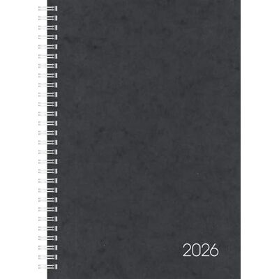 BRUNNEN Buchkalender Mod. 797 '26 168×240 mm, Karton, schwarz BRUNNEN Buchkalender Mod. 797 '26 168×240 mm, Karton, schwarz