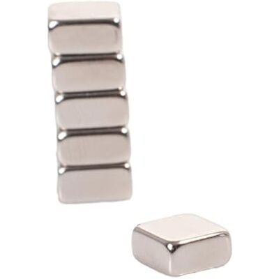 Pavo Neodym Magnete für Glas-Magnetboards, 10 x 10 x 5 mm, 6 Stück Pavo Neodym Magnete für Glas-Magnetboards, 10 x 10 x 5 mm, 6 Stück
