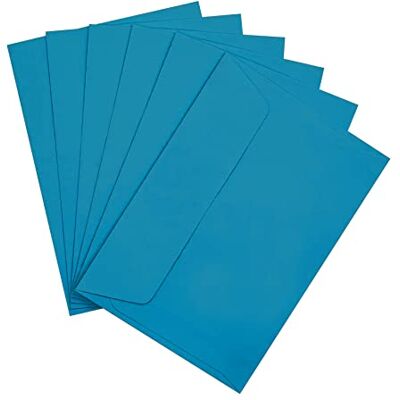 RAYLU PAPER ® 20 kleine farbige Umschläge mit Klebeverschluss und ohne Fenster für Party, Hochzeit, Geburtstag oder Weihnachten. Bunte Umschläge Größe C6 114 x 162 mm (Blau) RAYLU PAPER ® 20 kleine farbige Umschläge mit Klebeverschluss und ohne Fenster für Party, Hochzeit, Geburtstag oder Weihnachten. Bunte Umschläge Größe C6 114 x 162 mm (Blau)