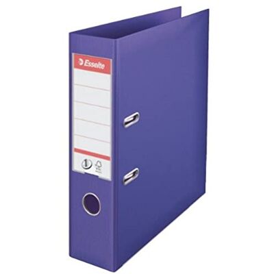 Esselte Power Aktenordner A4 75 mm Rückenetikett violett Esselte Power Aktenordner A4 75 mm Rückenetikett violett