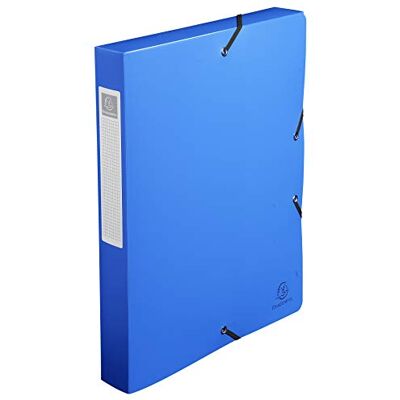 Exacompta Archivbox PP Opak A4 Rücken 4 cm hellblau Exacompta Archivbox PP Opak A4 Rücken 4 cm hellblau