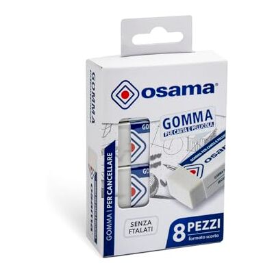 OSAMA Lot de 8 gommes à effacer pour papeterie scolaire de bureau université et papeterie, gomme à effacer pour matériel scolaire et choses pour l'école, gomme crayon finit nettement OSAMA Lot de 8 gommes à effacer pour papeterie scolaire de bureau université et papeterie, gomme à effacer pour matériel scolaire et choses pour l'école, gomme crayon finit nettement