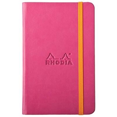 Rhodia 118632C rama Book (A6 Notizbuch mit Gummizug, blanko, 96 Blatt) 1 Stück mohnblumenrot Rhodia 118632C rama Book (A6 Notizbuch mit Gummizug, blanko, 96 Blatt) 1 Stück mohnblumenrot
