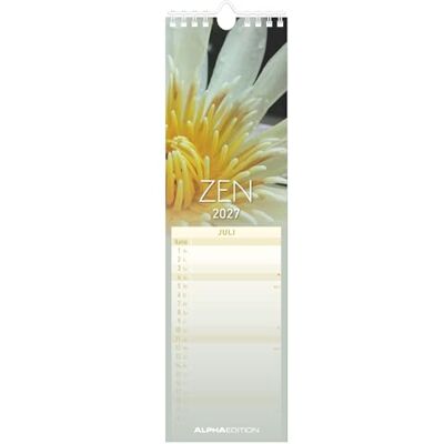 Alpha Streifenplaner Mini Zen 2027: Streifenplaner Mini Zen 2027 schmaler Wandkalender 9,5x33 cm mit farblich markierten Wochenenden, Feiertagen & Mondphasen, ideal für Haushalt, Familie & Büro Alpha Streifenplaner Mini Zen 2027: Streifenplaner Mini Zen 2027 schmaler Wandkalender 9,5x33 cm mit farblich markierten Wochenenden, Feiertagen & Mondphasen, ideal für Haushalt, Familie & Büro