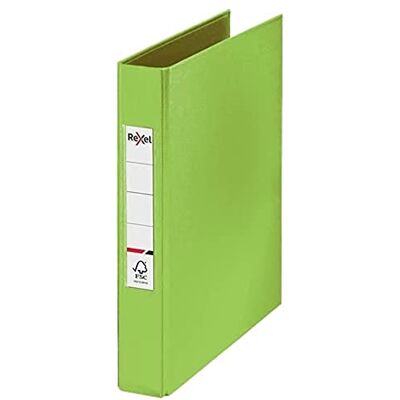 Rexel Ringbuch A5, grün, 25 mm, 2 O-Ring-Durchmesser, Wahl 2115561 Rexel Ringbuch A5, grün, 25 mm, 2 O-Ring-Durchmesser, Wahl 2115561
