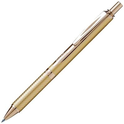 Pentel BL407X-A EnerGel Liquid-Gel-Roller Sterling mit vollflächige goldene Oberfläche, Strichstärke 0.35 mm, Kugeldurchmesser 0.7 mm, schwarz, 1 Stück (1er Pack) Pentel BL407X-A EnerGel Liquid-Gel-Roller Sterling mit vollflächige goldene Oberfläche, Strichstärke 0.35 mm, Kugeldurchmesser 0.7 mm, schwarz, 1 Stück (1er Pack)