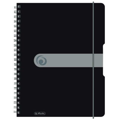 Herlitz 11293073 Spiralblock A4 to go, Holzfreies Papier, 80 Blatt, schwarz (einzel A4, schwarz) Herlitz 11293073 Spiralblock A4 to go, Holzfreies Papier, 80 Blatt, schwarz (einzel A4, schwarz)