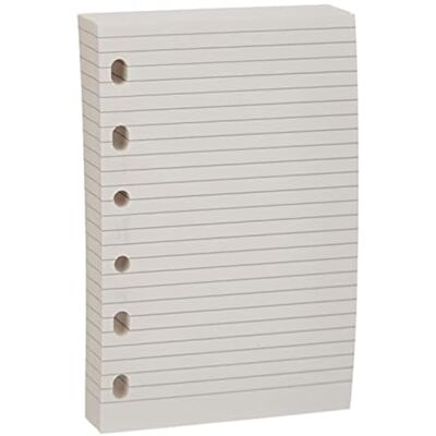 Filofax 213047 Pocket Notizpapier, liniert, 100 Blatt, weiß Filofax 213047 Pocket Notizpapier, liniert, 100 Blatt, weiß