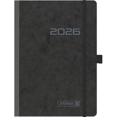 BRUNNEN Buchkalender Mod. 796 '26 A5, Karton, schwarz BRUNNEN Buchkalender Mod. 796 '26 A5, Karton, schwarz