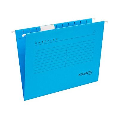Djois Jalema 2652742600 Hängemappen Euroflex, Hängeregister DIN A4, seitlich offen, Sichtreiter, FSC®-zertifiziert, 25er Packung, blau Djois Jalema 2652742600 Hängemappen Euroflex, Hängeregister DIN A4, seitlich offen, Sichtreiter, FSC®-zertifiziert, 25er Packung, blau