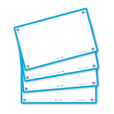 Oxford Flash 2.0 Flashcards A7 75x125mm Blanco Türkis 80 Stück Oxford Flash 2.0 Flashcards A7 75x125mm Blanco Türkis 80 Stück