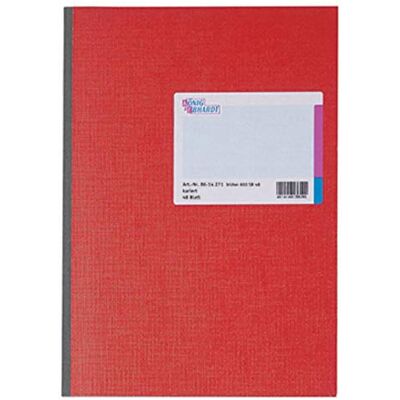 BRUNNEN König & Ebhardt 8614271 Geschäftsbuch (glanzlackierter Karton, kariert, A4, 210 x 297 mm, 48 Blatt) rot BRUNNEN König & Ebhardt 8614271 Geschäftsbuch (glanzlackierter Karton, kariert, A4, 210 x 297 mm, 48 Blatt) rot
